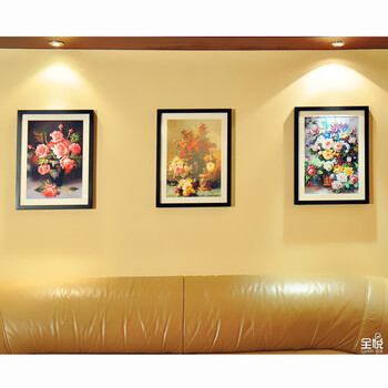 
                                        全悦 实木照片墙 卧室相框墙3框创意组合大框客厅 相片墙【不含画芯】                
