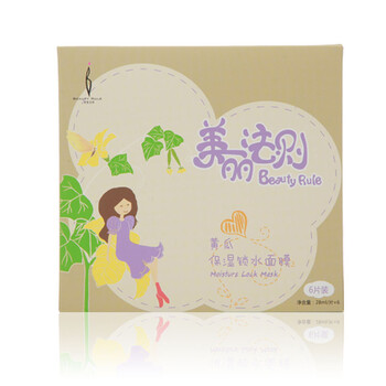 美丽法则 黄瓜保湿锁水面膜6片装