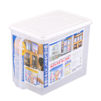 伊藤彩 日本进口 防尘式手柄整理箱1225 白色