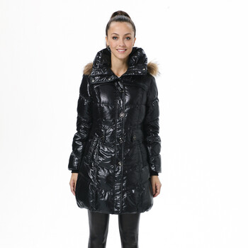 波司登羽绒服 女亮面翻领修身款 BR2356 209(深枣红) 190/108A(XXXXL)