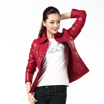 波司登 羽绒服 女衬衣领花边装饰时尚内恤 BR2138 36(英伦红) 185/104A(XXXL)