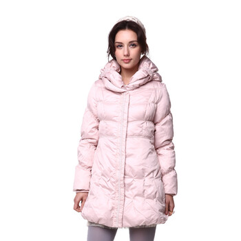 年中大促 爱美斯泡泡领新款女装修身正品羽绒服清仓A115098 蜜桃肉粉 (XXL)175/96A