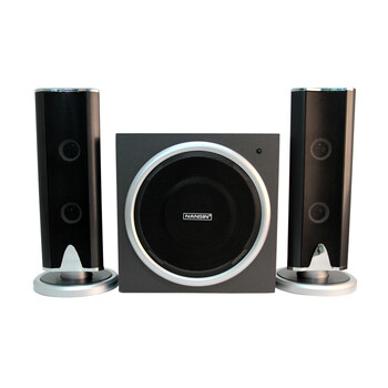 兰欣X-999E 2.1声道家庭音响 电脑音箱 低音炮音响 防磁 音质好