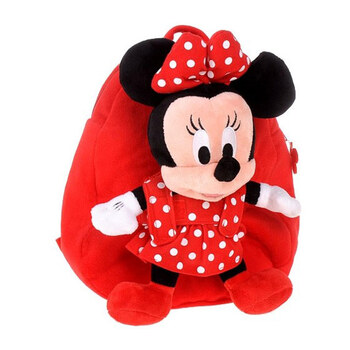 迪士尼/Disney 3D米妮毛绒幼儿园背包 CC-M0310 红色 新品惊喜直降！ 大红