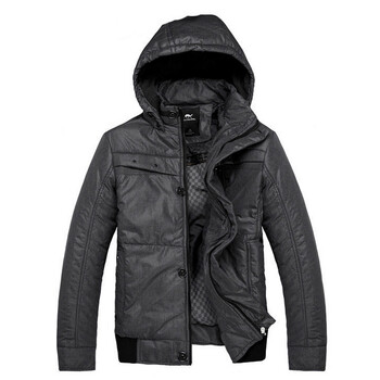 神州骆驼 2012新品 男款棉服 EC8866 浅灰 XXXL