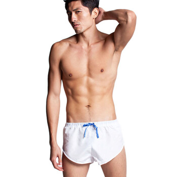 Hb春夏新品时尚休闲蓝色男士超薄轻盈开叉跑步