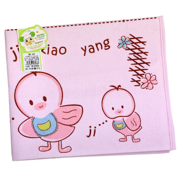 安吉小羊 可爱小鸡毛巾料防漏尿垫 隔尿垫 60*46cm 粉