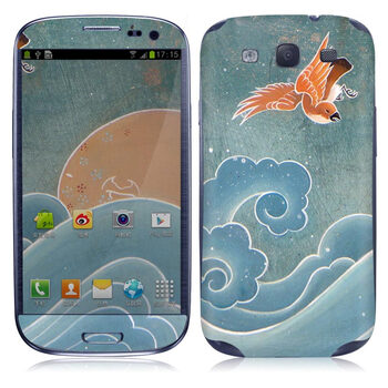 IdeaSkin 三星 I9300 Galaxy SIII/I9308/I939 皮肤 鸟羽 外壳保护套皮贴膜 DCUC902124