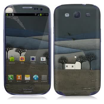 IdeaSkin 三星 I9300 Galaxy SIII/I9308/I939 月夜 外壳保护套皮贴膜 DCUC552053