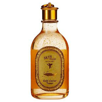 SKIN FOOD 思亲肤 黄金鱼子酱赋活液保湿爽肤水美白补水145ml（营养抗皱 含金箔）