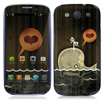 IdeaSkin 三星 I9300 Galaxy SIII/I9308/I939 鲸鱼的迷恋 外壳保护套皮贴膜 DCUC352022