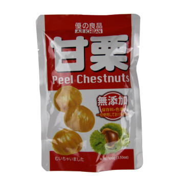 优之良品 休闲零食 天津甘栗100g*2包