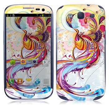 IdeaSkin 三星 I9300 Galaxy SIII/I9308/I939 凤凰于飞 外壳保护套皮贴膜 DCUB311020