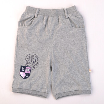 卡拉贝熊 女童婴儿童装 2012夏装新款清凉地带中裤 41221908 中灰 120cm