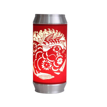 高度皮绒雕花生肖装饰台灯（猪）创意时尚中国风婚庆装饰台灯具