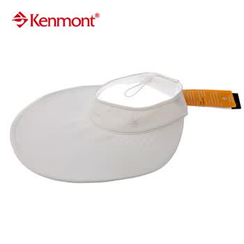 kenmont凯蒙特帽子春夏户外防晒防紫外线大沿女士遮阳帽子KM-0283 白色
