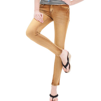 麦考林Jeans 女装 JANE复古洗水小脚牛仔 多色可选 SF127248 芥末黄11 29