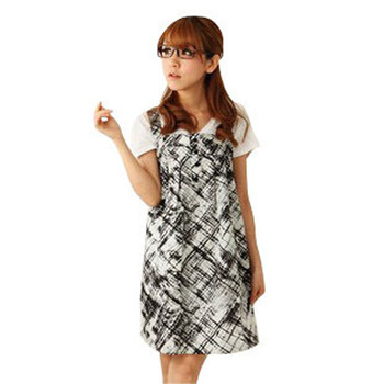 添香60401防辐射服孕妇装 电磁波防护方领可爱孕妇装 黑色 XL