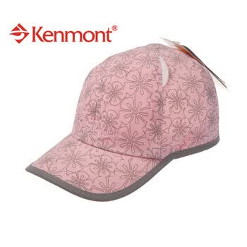 kenmont凯蒙特帽子春夏男士女士户外防晒遮阳棒球帽子KM-0386 粉红色