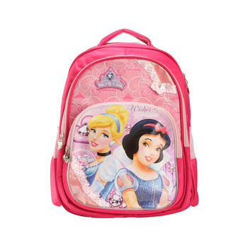 Disney/迪士尼白雪公主书包小学生女生双肩书包SP90188 玫红 1