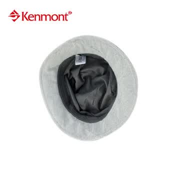 Kenmont凯蒙特帽子春夏户外防晒女士遮阳帽子KM-0300 深灰色