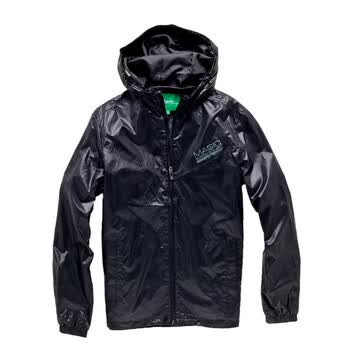 【森马 Semir】男款时尚后背印花外套091151814 黑色 XL