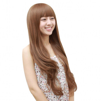 贝丽丝假发 日韩微卷大波浪<em>长</em>卷发女生齐刘海