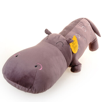 特大号河马毛绒玩具娃娃公仔靠垫\/大抱枕