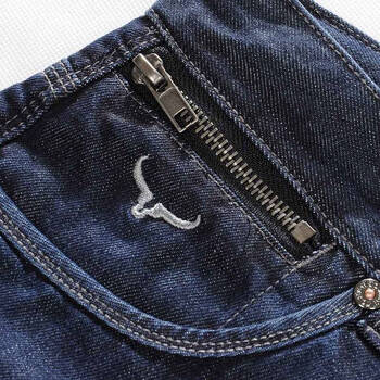 牛头牌(NEWTO)男装秋冬新款绣花logo拉链口