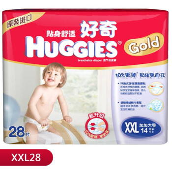 Huggies 好奇 金装 贴身舒适纸尿裤 XXL28