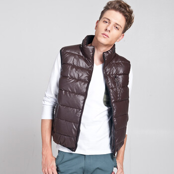 ROG 2012冬款男装收口<em>马甲男士假两件</em>立领马