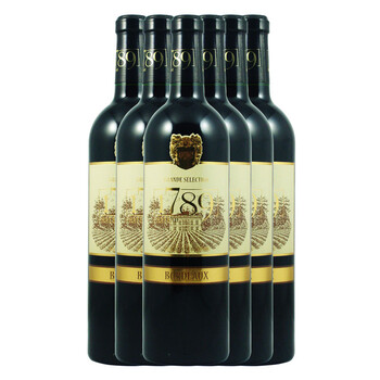 【整箱】法国原瓶进口红酒 卡斯特爱玛1789波