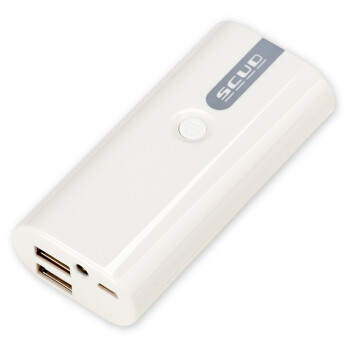 飞毛腿（SCUD）云聚 SD-226 双USB 移动电源/充电宝 5200毫安 白色