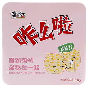 黄飞红 咋么啦 甜麻辣花生脆盒装358g