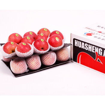 新鲜水果陕西华圣苹果5kg经济装4A级18粒