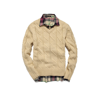 丹琪杰思(Dantsjesse)新款韩版潮男士V领<em>鸡心</em>