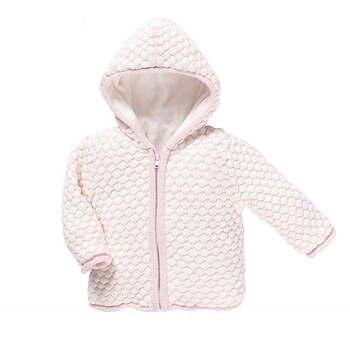 安宝莱 ANBOLY 婴幼儿女童<em>宝宝</em>抓绒<em>开衫</em>编织