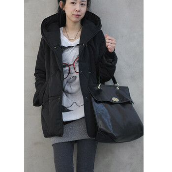 sibo 2012秋冬新款 女款棉服 中长款加厚连帽棉