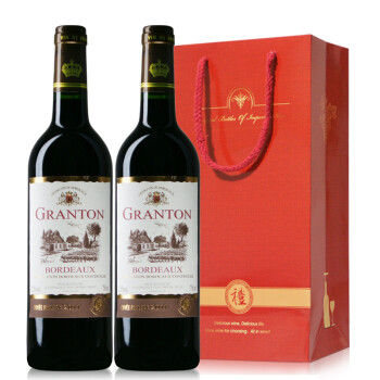 法国波尔多原瓶进口红酒 格尔顿AOC干红葡萄