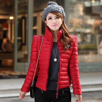 女式简单时尚短款棉衣