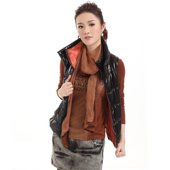2012冬韩版风衣毛领徽章工装棉服外套宽松大码女