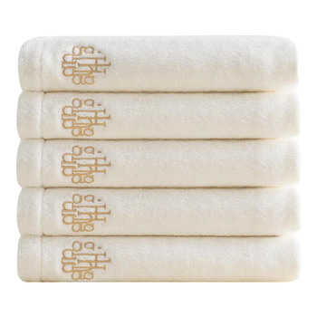 康尔馨【hug毛巾】埃及棉男士吸水洗脸毛巾纯棉高档洗澡巾 白色100*50cm