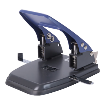 晨光（M&G）中号30页打孔器便携式双孔打孔机孔径7mm/孔距80mm带标尺蓝色单个装ABS92648