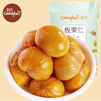 刻凡板栗仁坚果炒货办公室零食特产甘栗仁新鲜即食干果栗子板栗仁100g