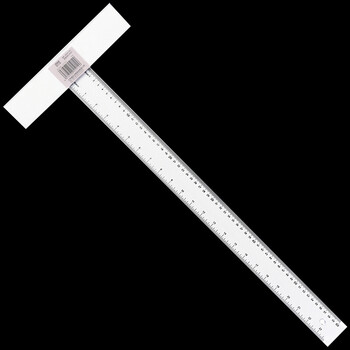 递乐【全网低价】递乐 丁字尺60cm绘图尺子工程T字头T型尺裁切测量绘图工具 2660