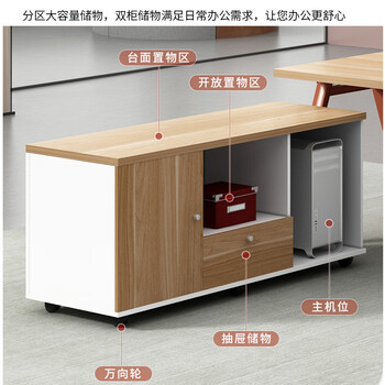 汇鑫亚美办公桌简约经理老板桌办公家具主管桌单人位电脑办公桌4 汇鑫亚美办公桌简约经理老板桌办公家具主管桌单人位电脑办公桌4