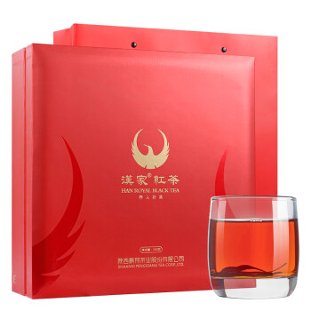 鹏翔【专柜】陕西汉中特产汉家红茶一级工夫红茶茶叶礼盒装挚交200g