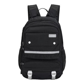 特步情侣学生户外运动时尚百搭大容量双肩包 黑 均码 