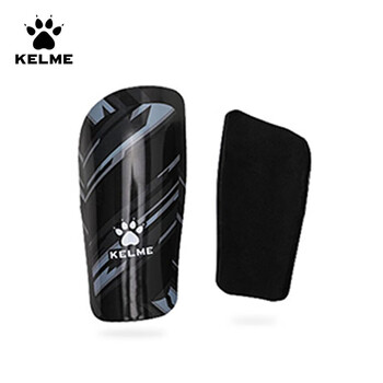 KELME卡尔美 足球护腿板专业比赛训练护腿插板护具K15S948 黑色 M