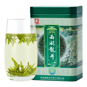 贡牌 绿茶传承西湖龙井茶AAA特级100g2025年明前罐装